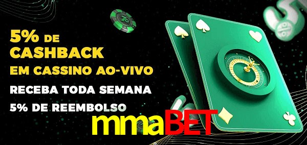 Promoções do cassino ao Vivo mmabet